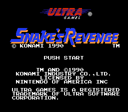 Snake’s Revenge (Metal Gear 2)