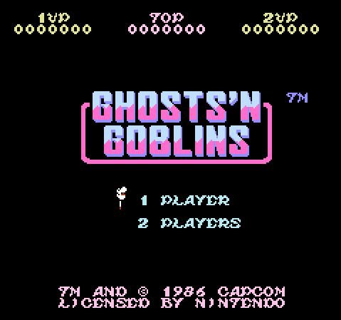 Ghosts n Goblins, Привидения и гоблины