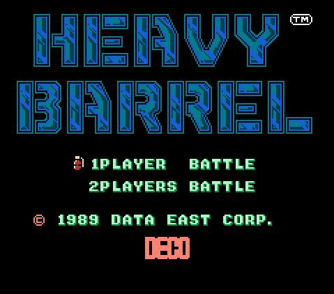 Heavy Barrel, Тяжелое орудие