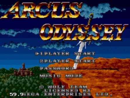 Arcus Odyssey, Одиссея Аркуса
