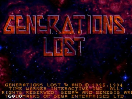 Generations Lost, Погибшее поколение